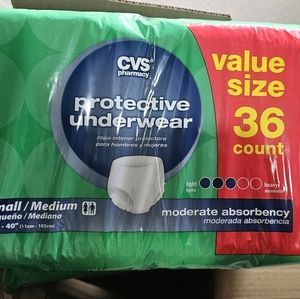CVS protective underwear s/m 36 count